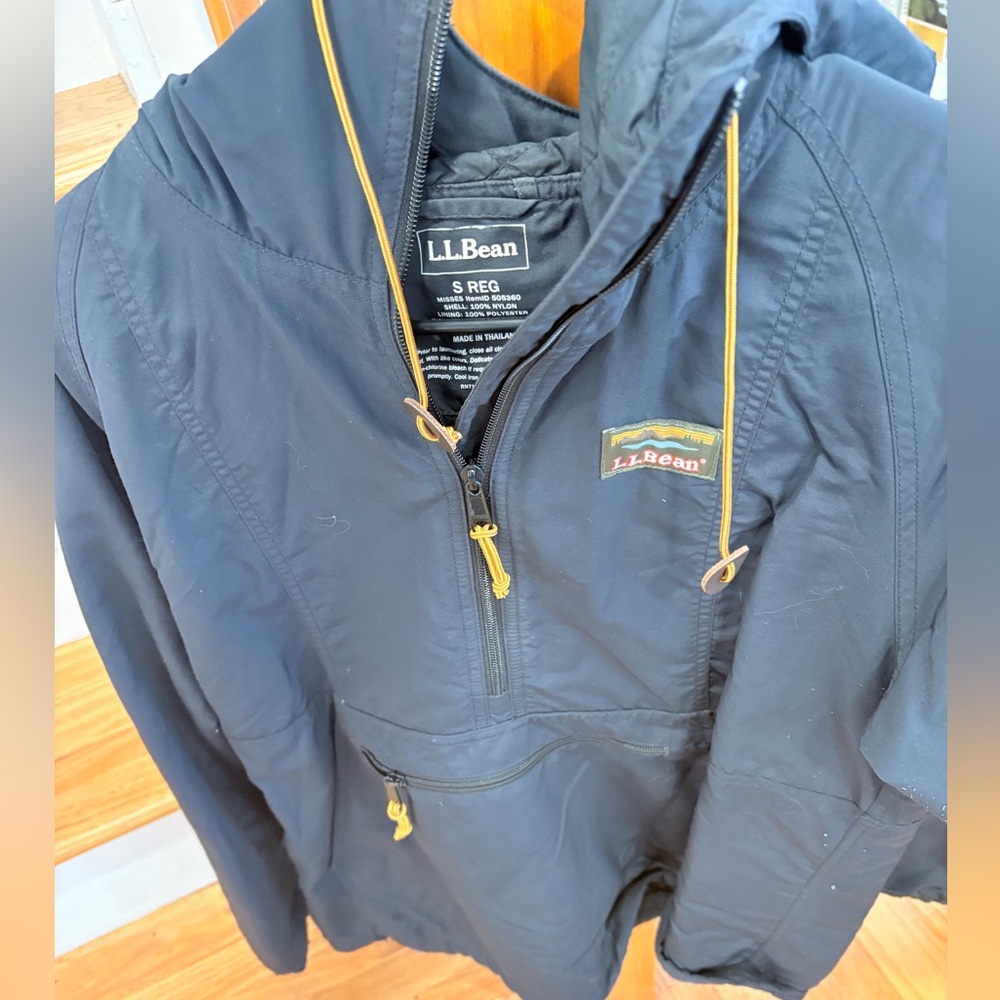 L.L. Bean Black Pullover Jacket